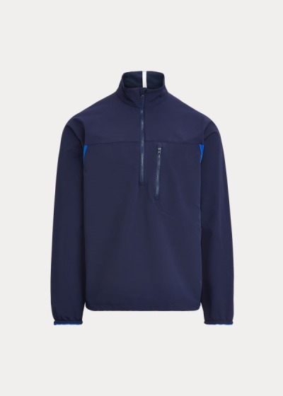 Chaquetas Ralph Lauren Hombre Azul Marino - Stretch Pullover - HUZJP8631